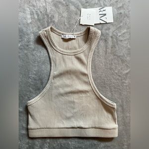 Zara Ribbed Crop Top